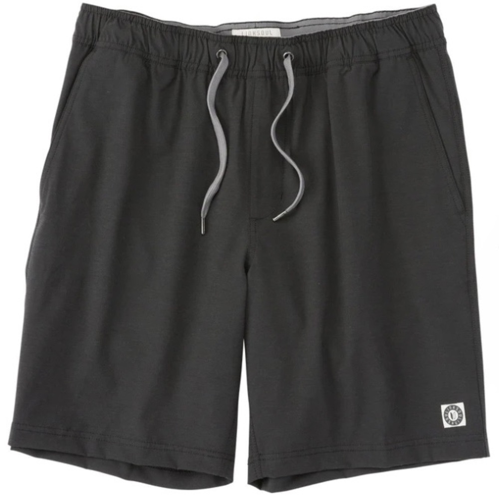 LINKSOUL Saturday Short lined color- True Black